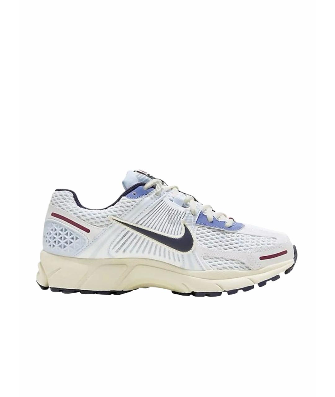 NIKE Белые текстильные низкие кроссовки / кеды, фото 1