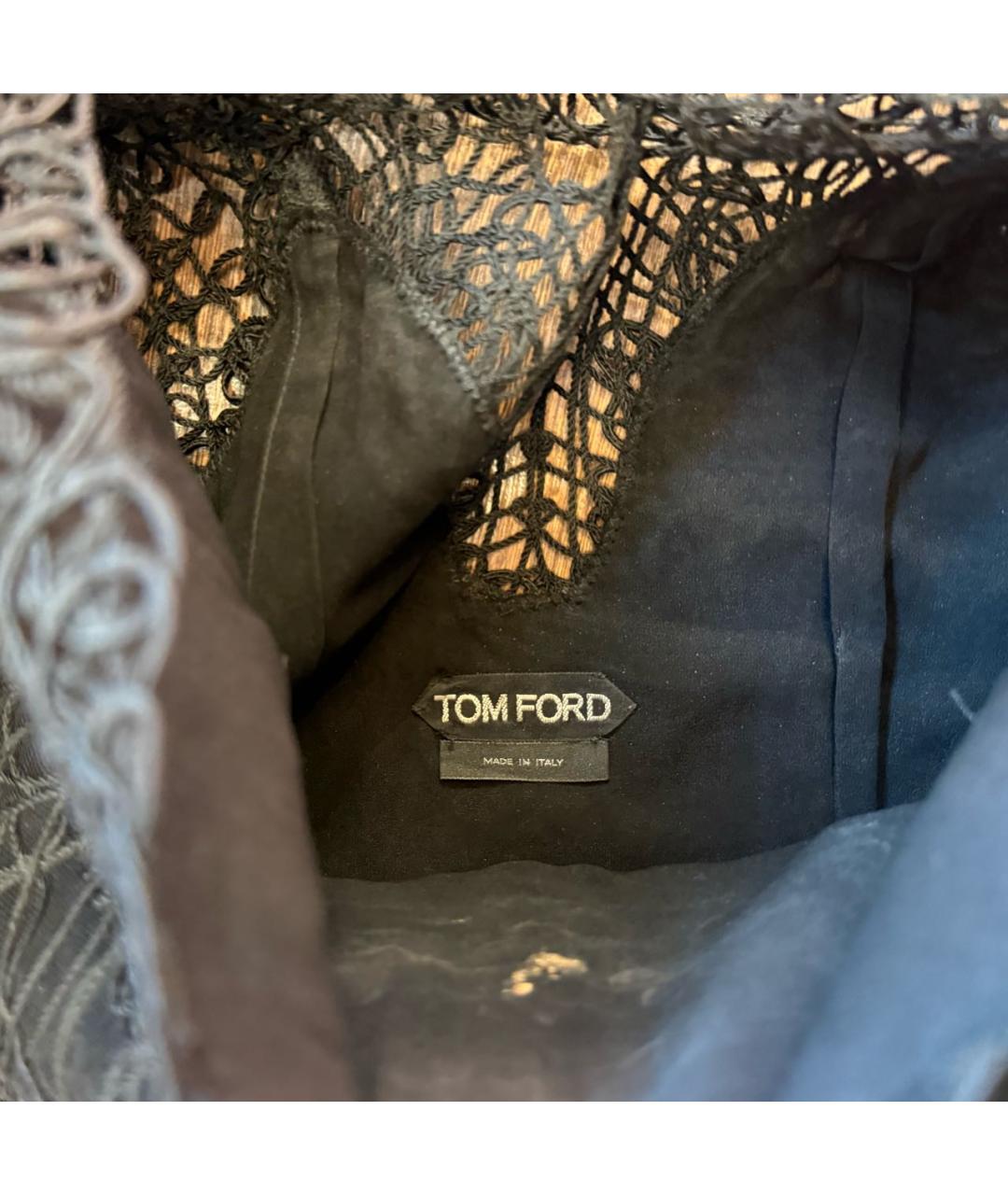 TOM FORD Черное повседневное платье, фото 5