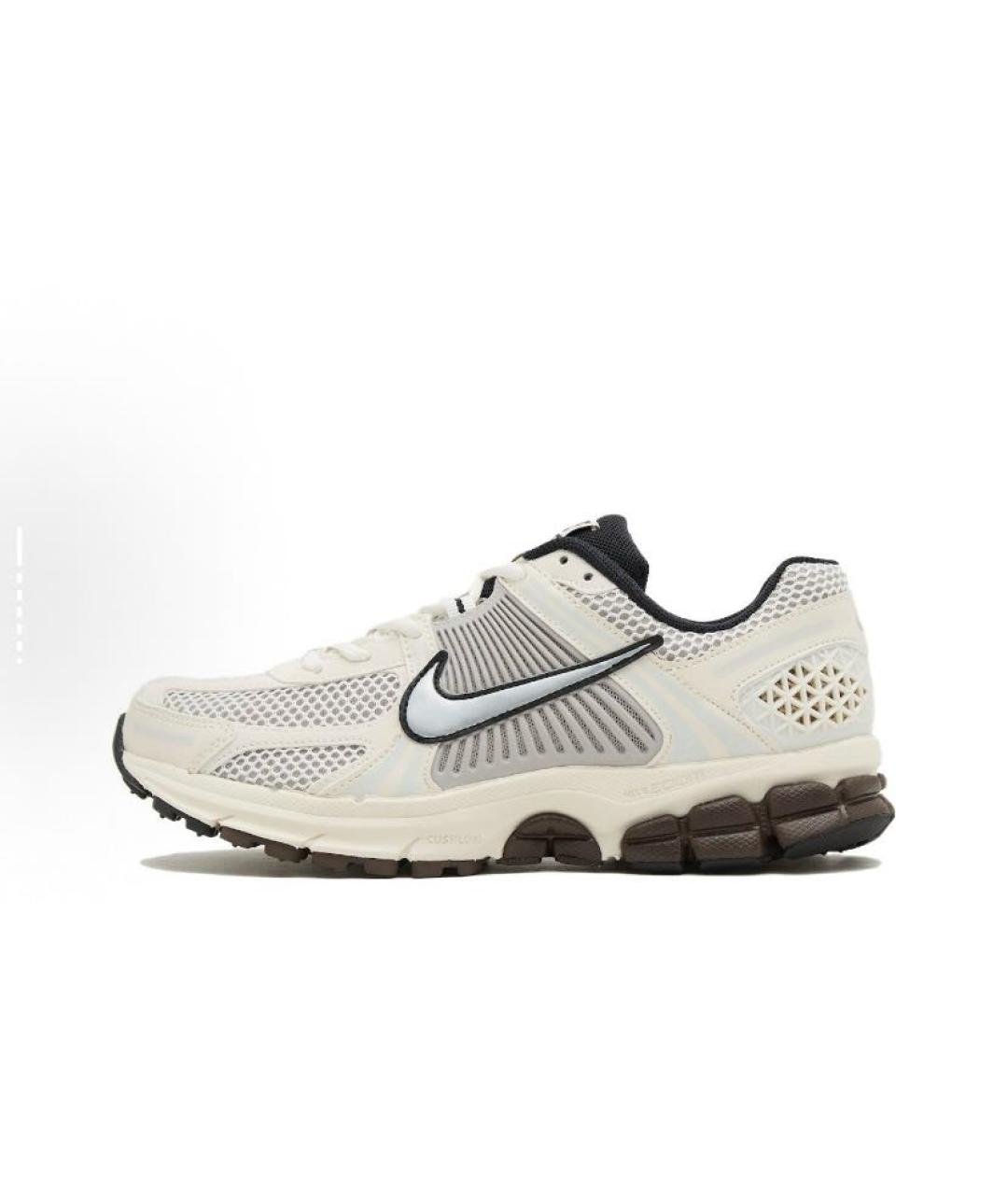 NIKE Бежевые текстильные низкие кроссовки / кеды, фото 2