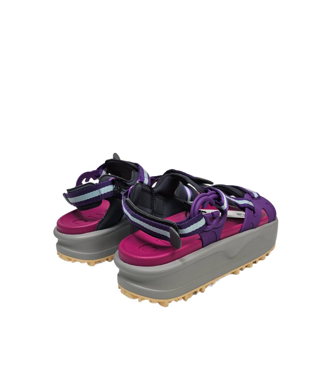 GUCCI Мульти резиновые сандалии, фото 3