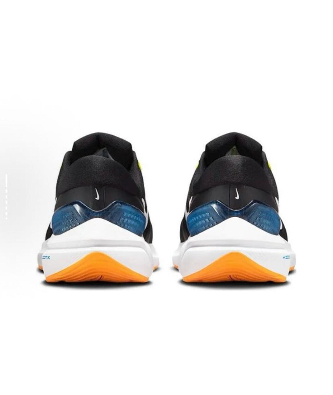NIKE Черные текстильные низкие кроссовки / кеды, фото 4