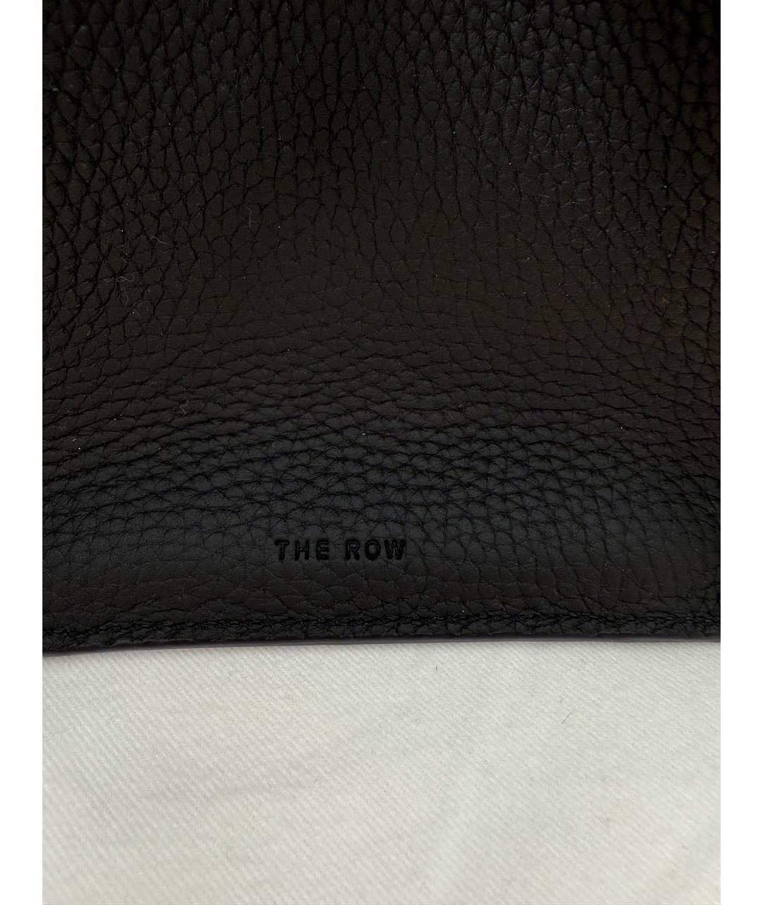 THE ROW Черная кожаная сумка тоут, фото 6