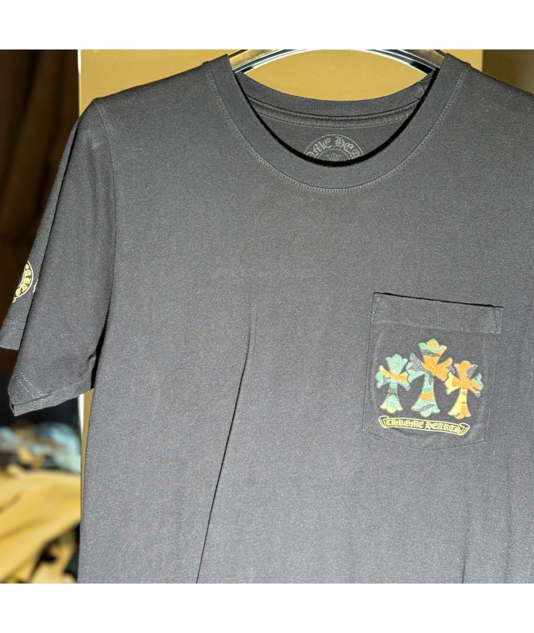 CHROME HEARTS Черная футболка, фото 2