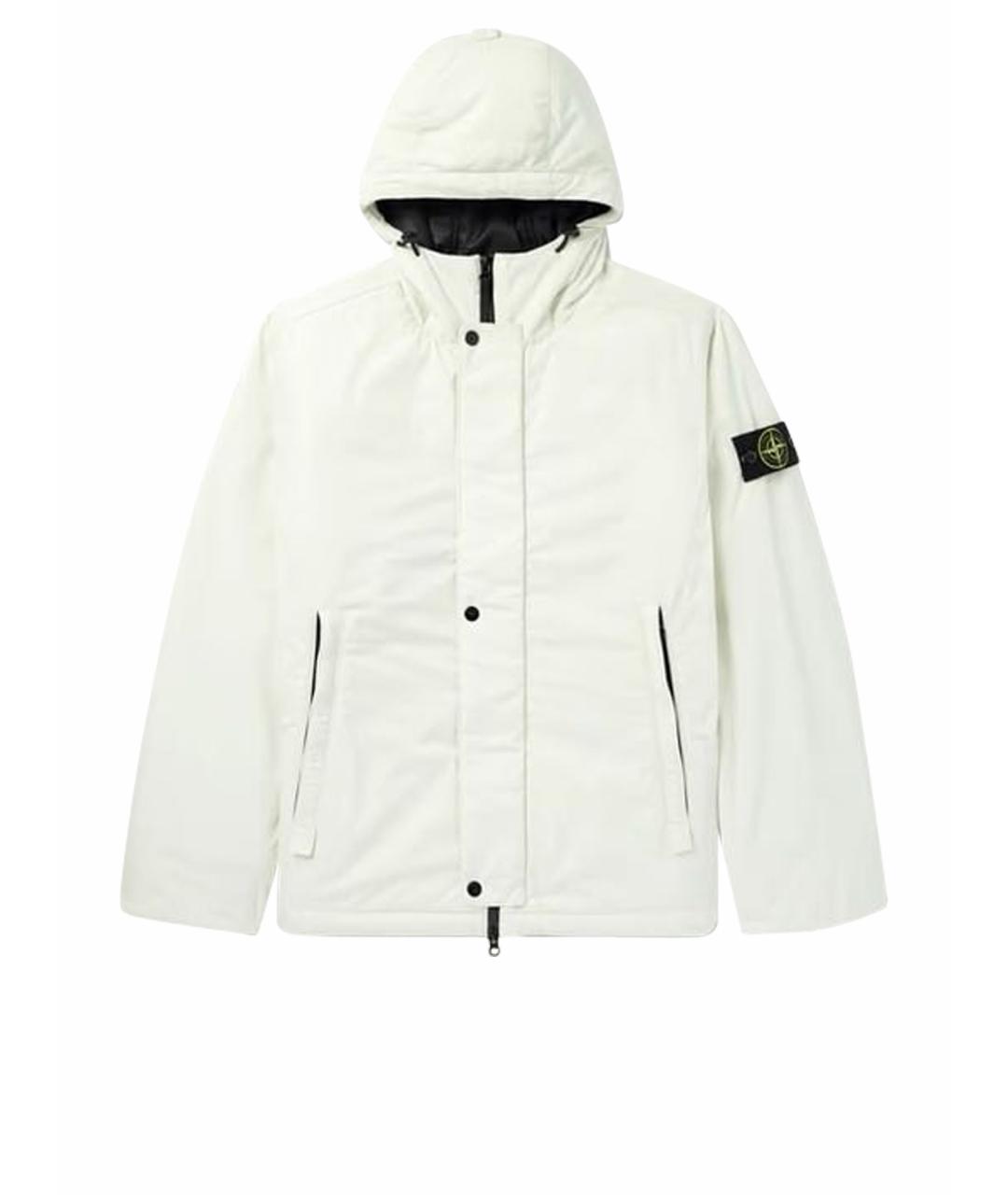 STONE ISLAND Бежевый пуховик, фото 1