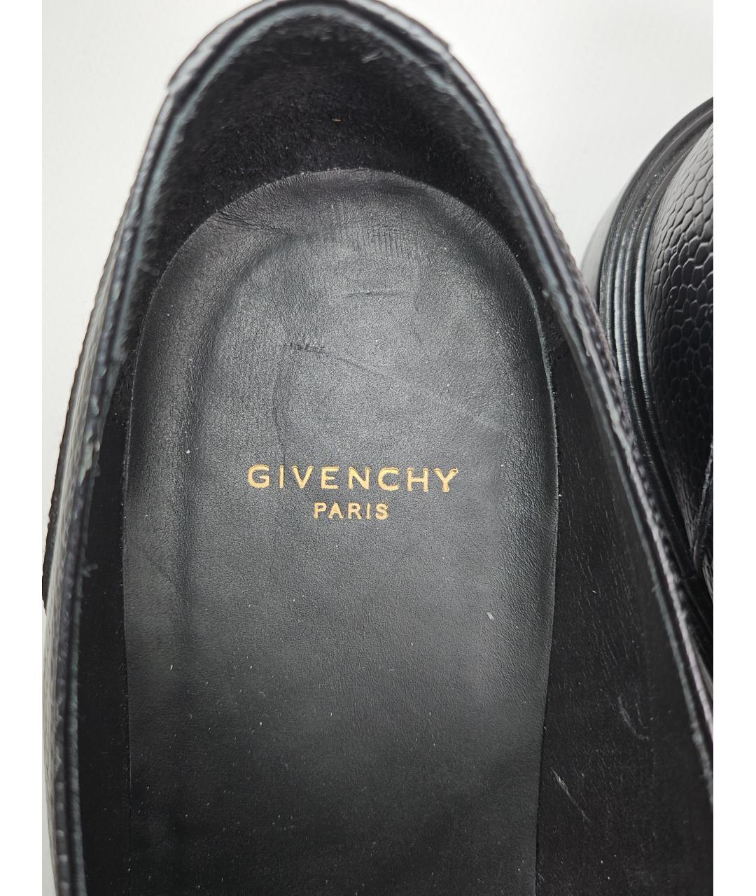 GIVENCHY Черные кожаные сандалии, фото 8