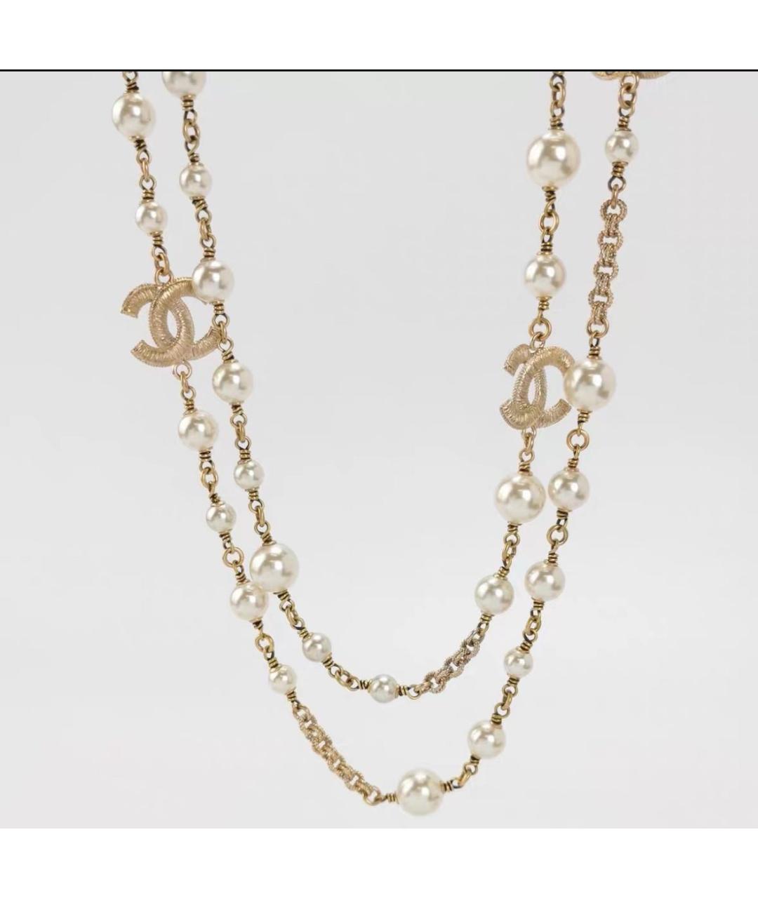 CHANEL Золотое колье, фото 3