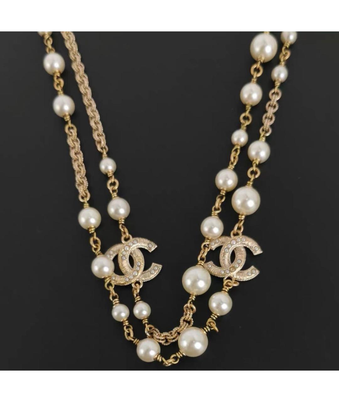 CHANEL Золотое колье, фото 2