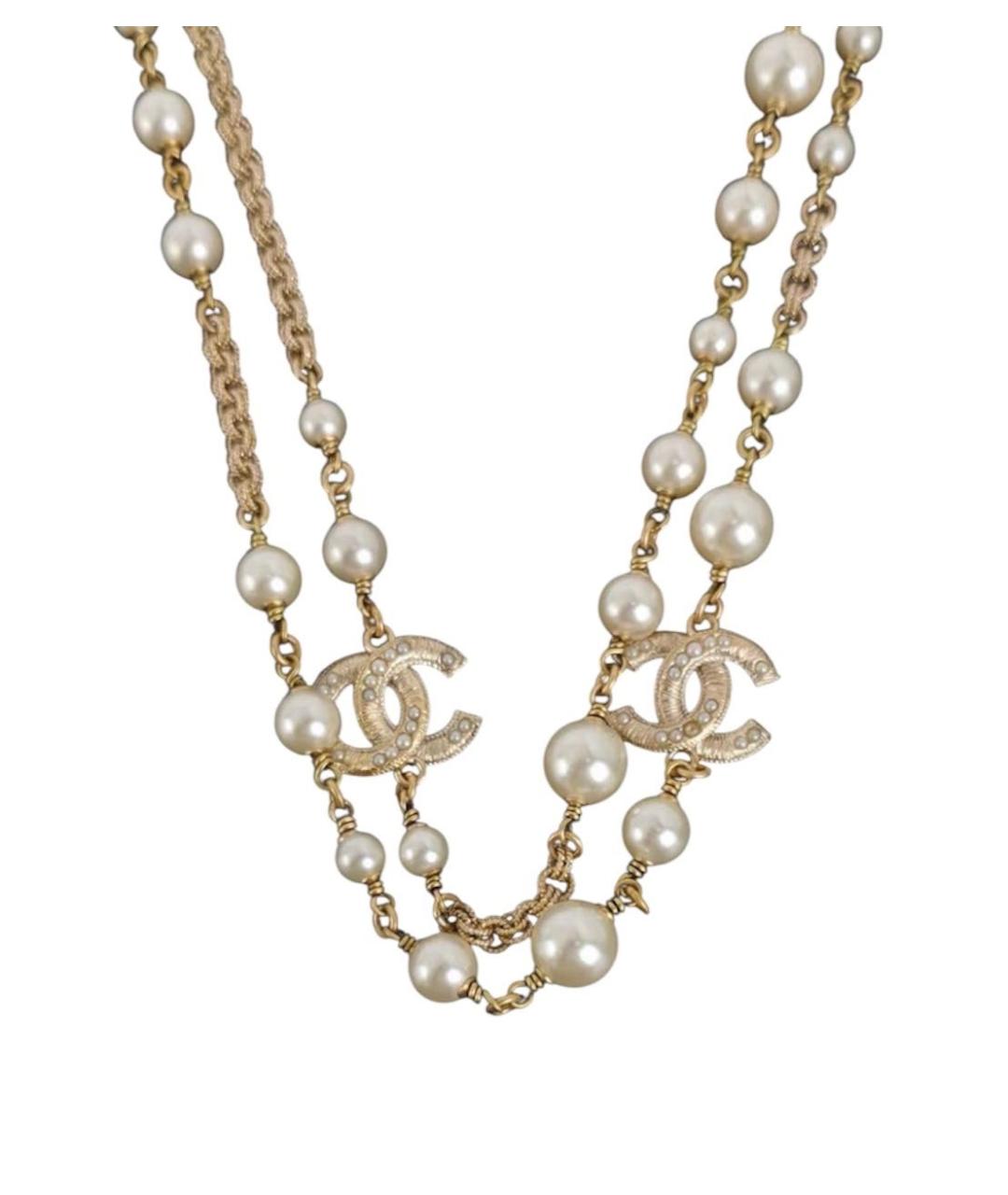 CHANEL Золотое колье, фото 1