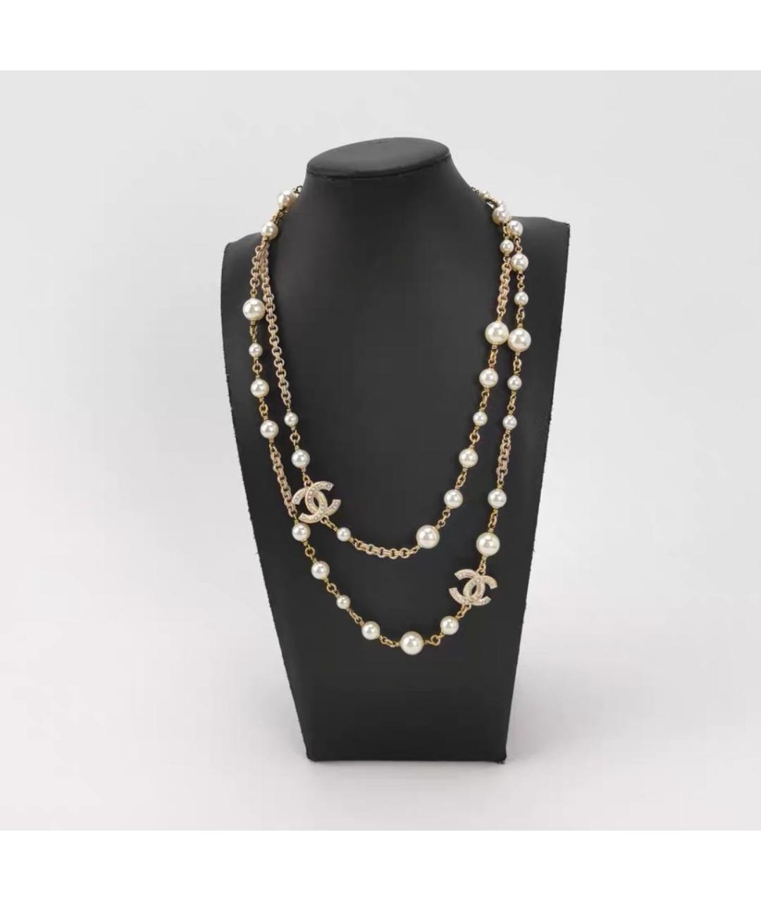 CHANEL Золотое колье, фото 4