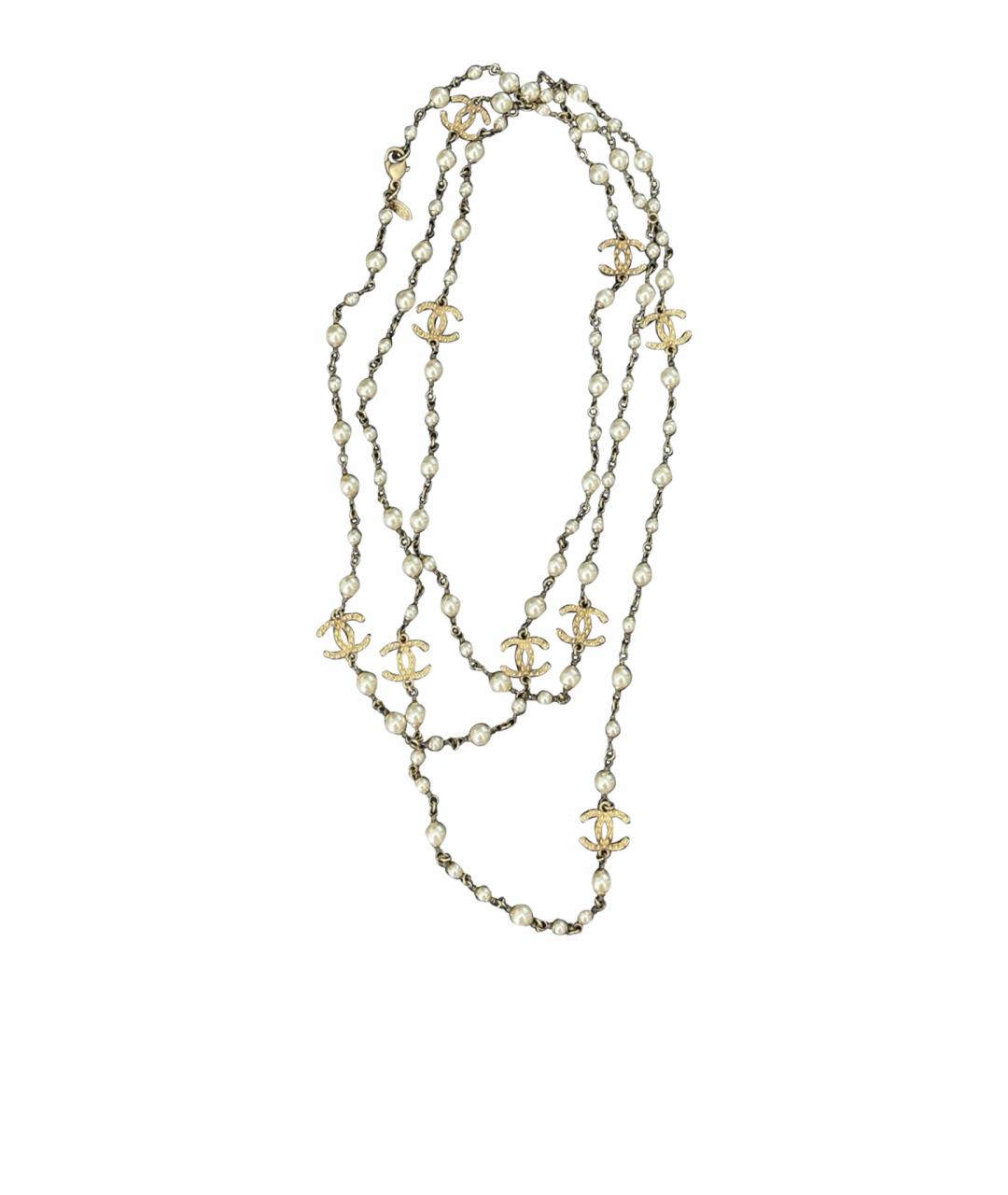 CHANEL Золотое колье, фото 1