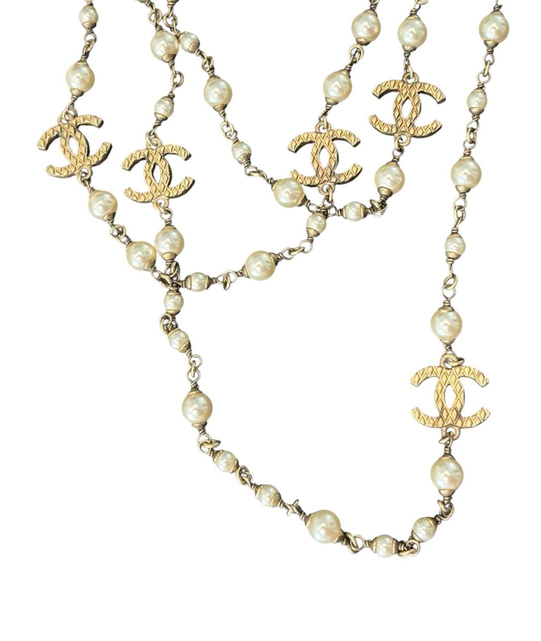 CHANEL Золотое колье, фото 2