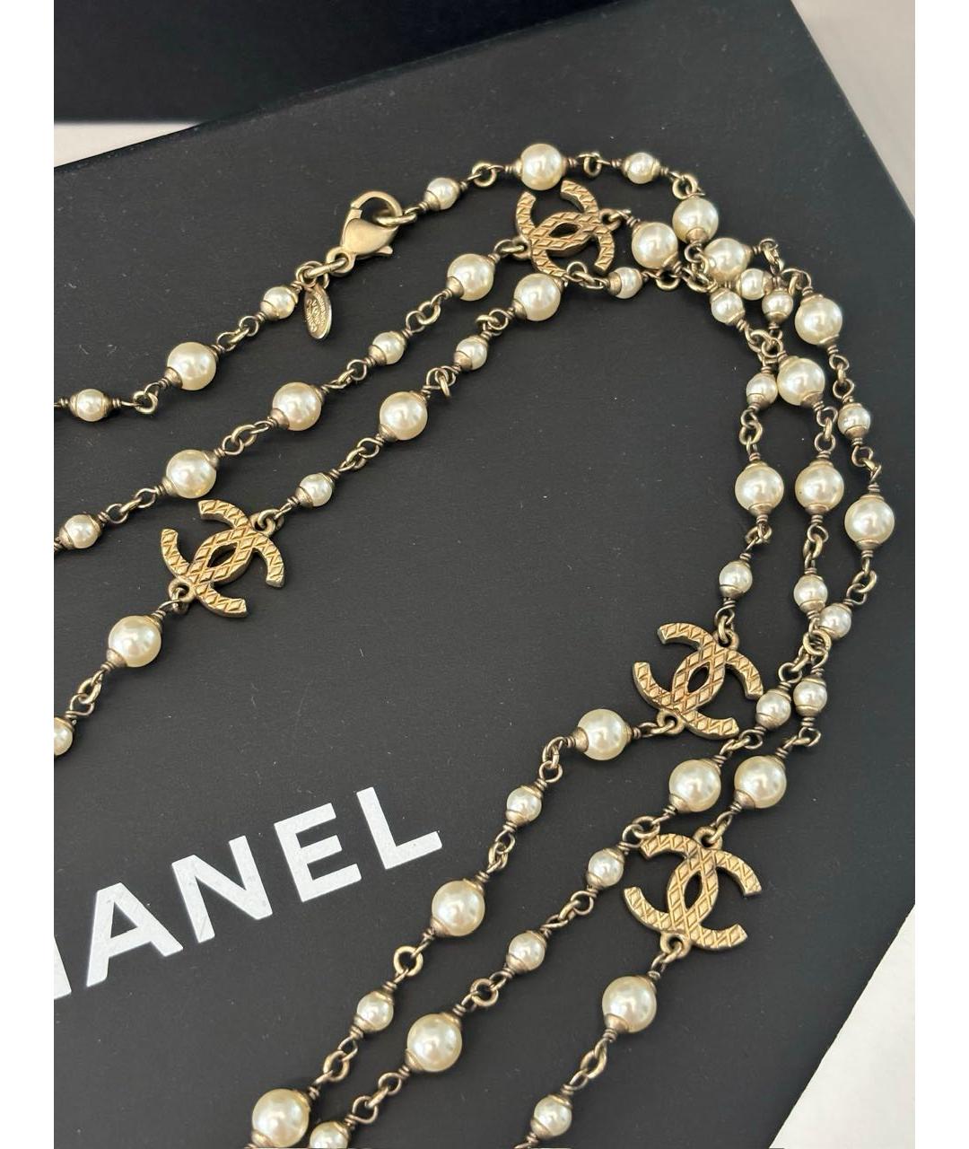 CHANEL Золотое колье, фото 4