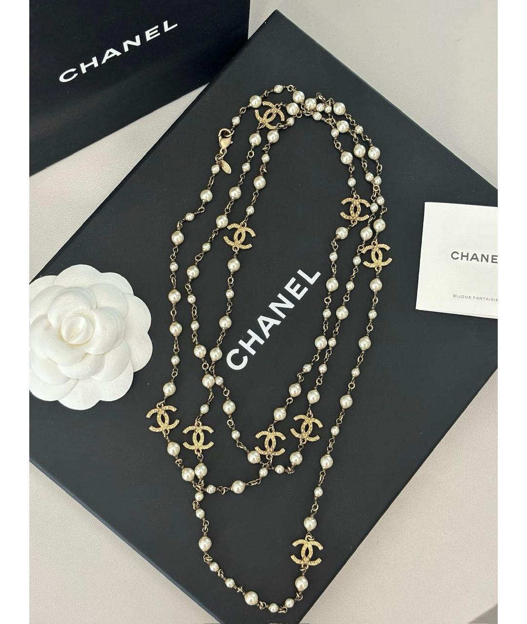 CHANEL Золотое колье, фото 5