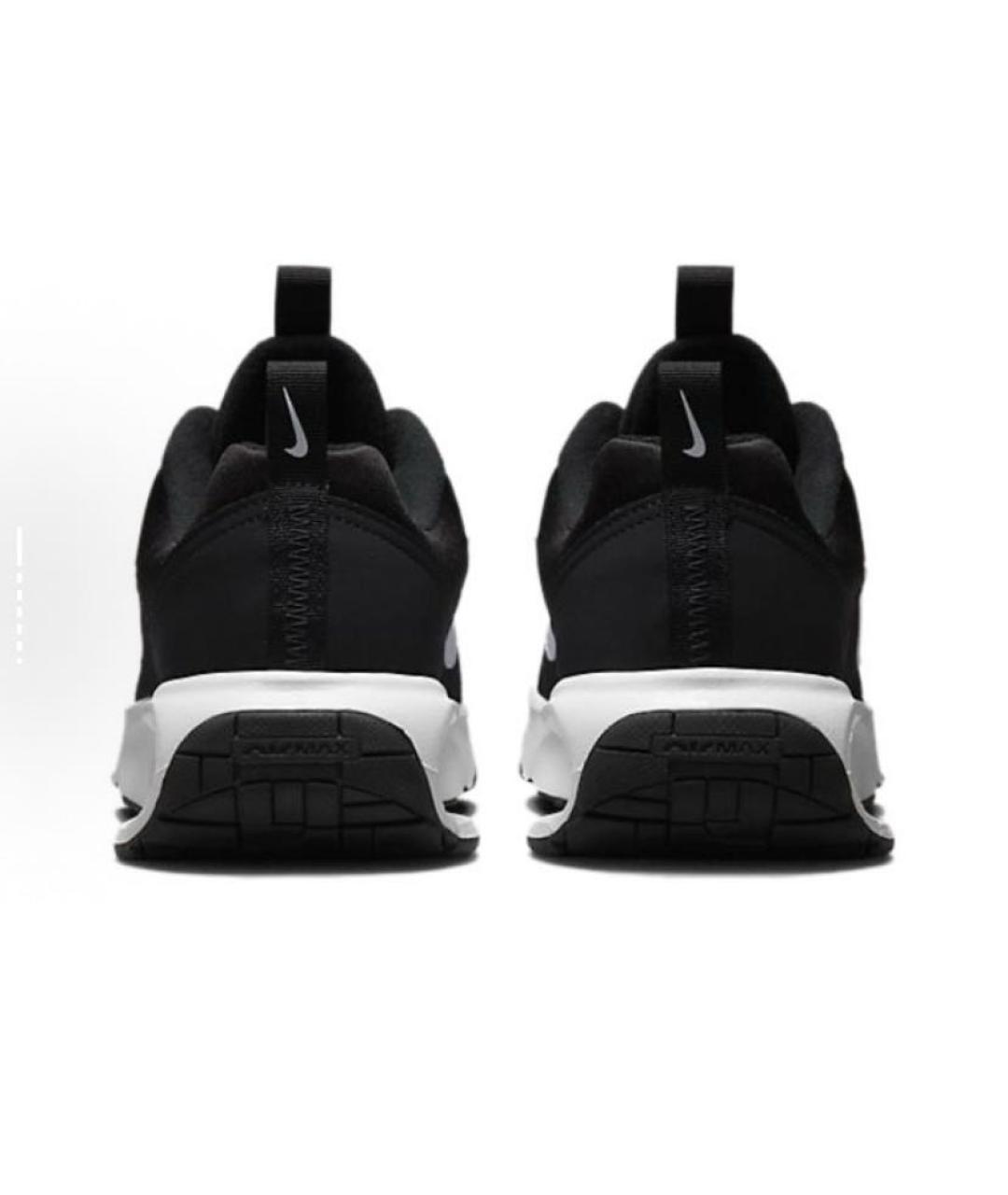 NIKE Черные текстильные низкие кроссовки / кеды, фото 4