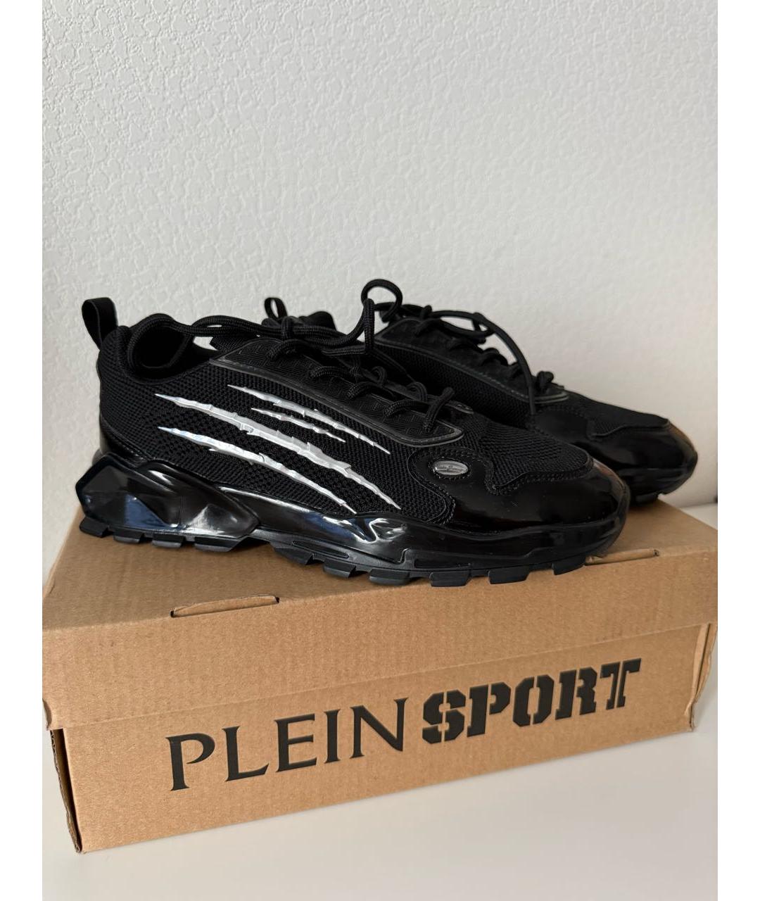 PLEIN SPORT Черные кроссовки, фото 4