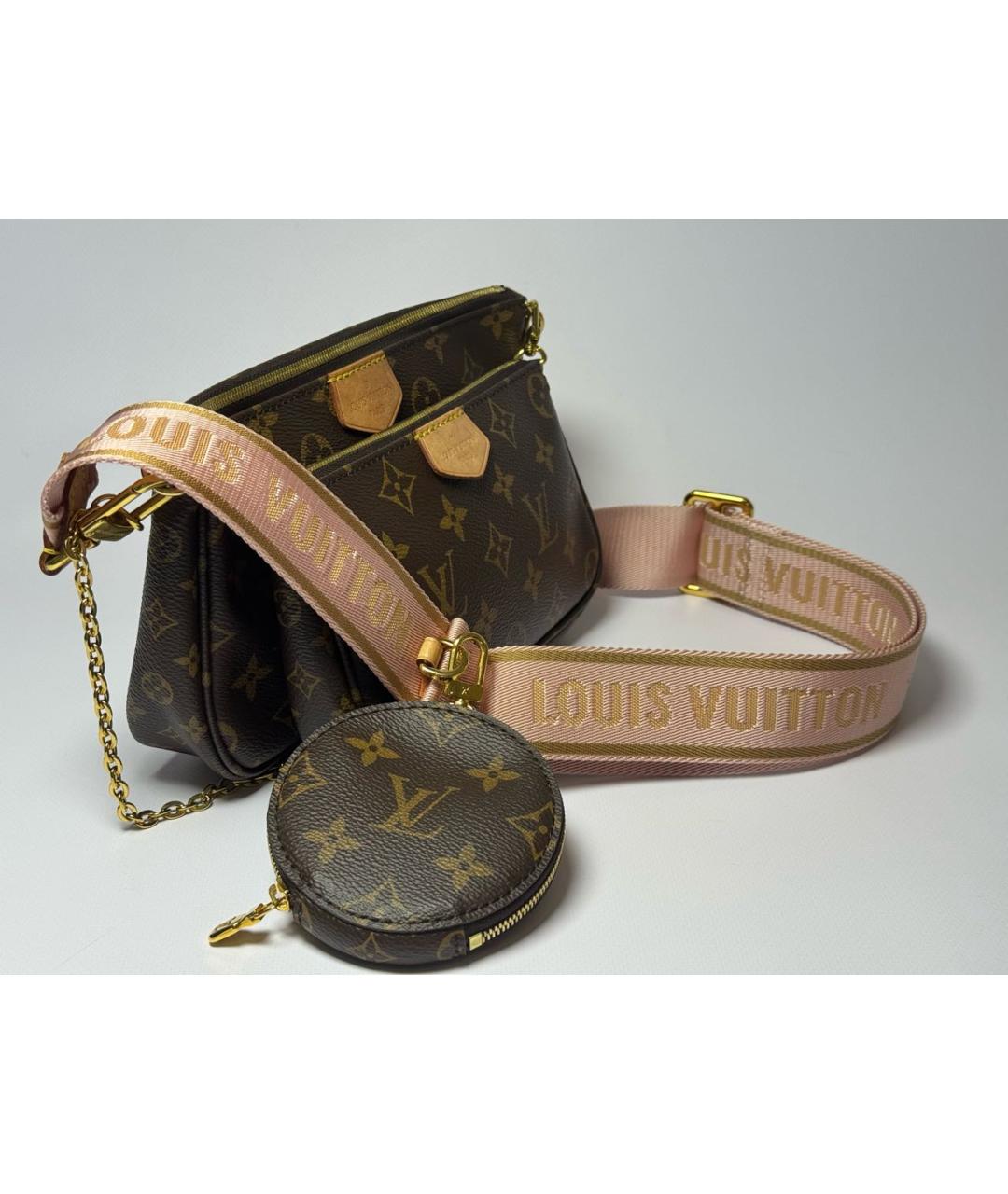 LOUIS VUITTON Коричневая сумка через плечо, фото 2