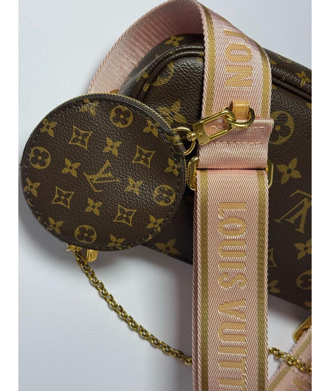LOUIS VUITTON Коричневая сумка через плечо, фото 5