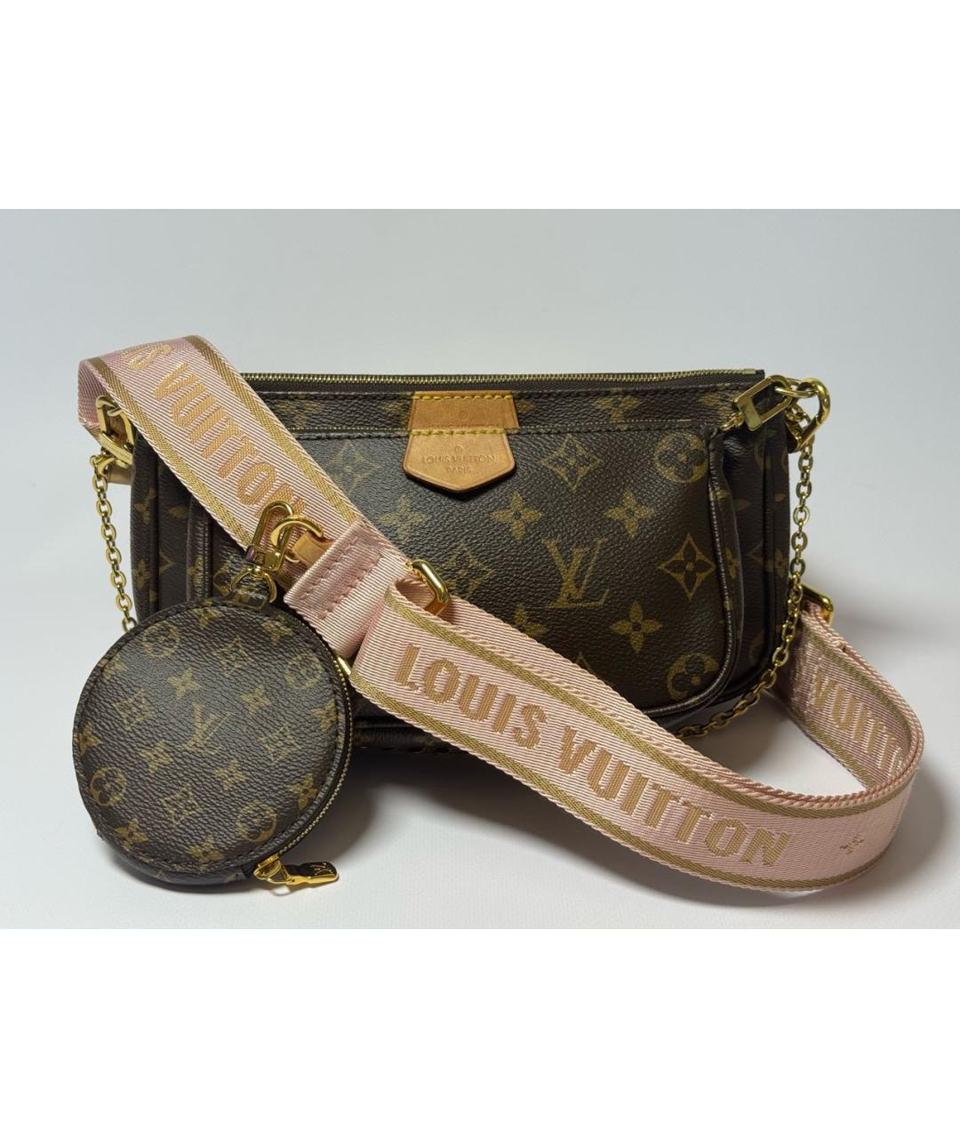 LOUIS VUITTON Коричневая сумка через плечо, фото 9