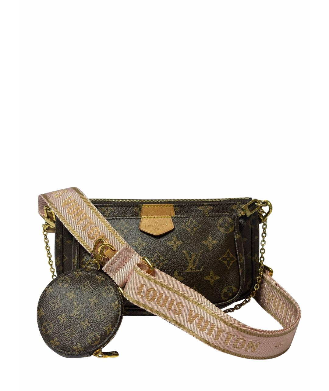 LOUIS VUITTON Коричневая сумка через плечо, фото 1