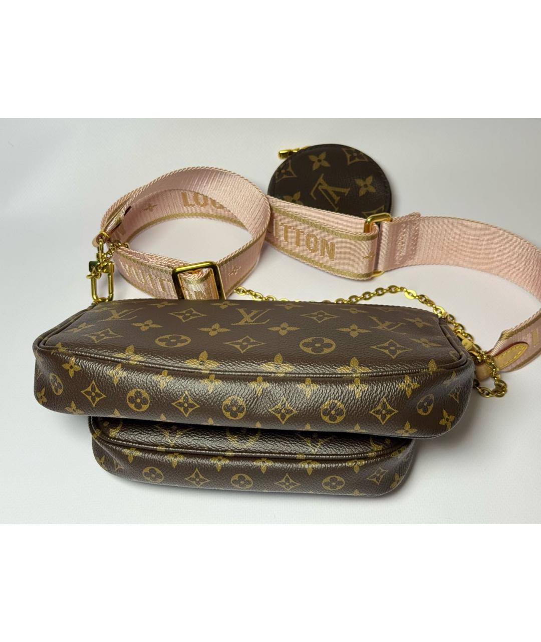 LOUIS VUITTON Коричневая сумка через плечо, фото 8