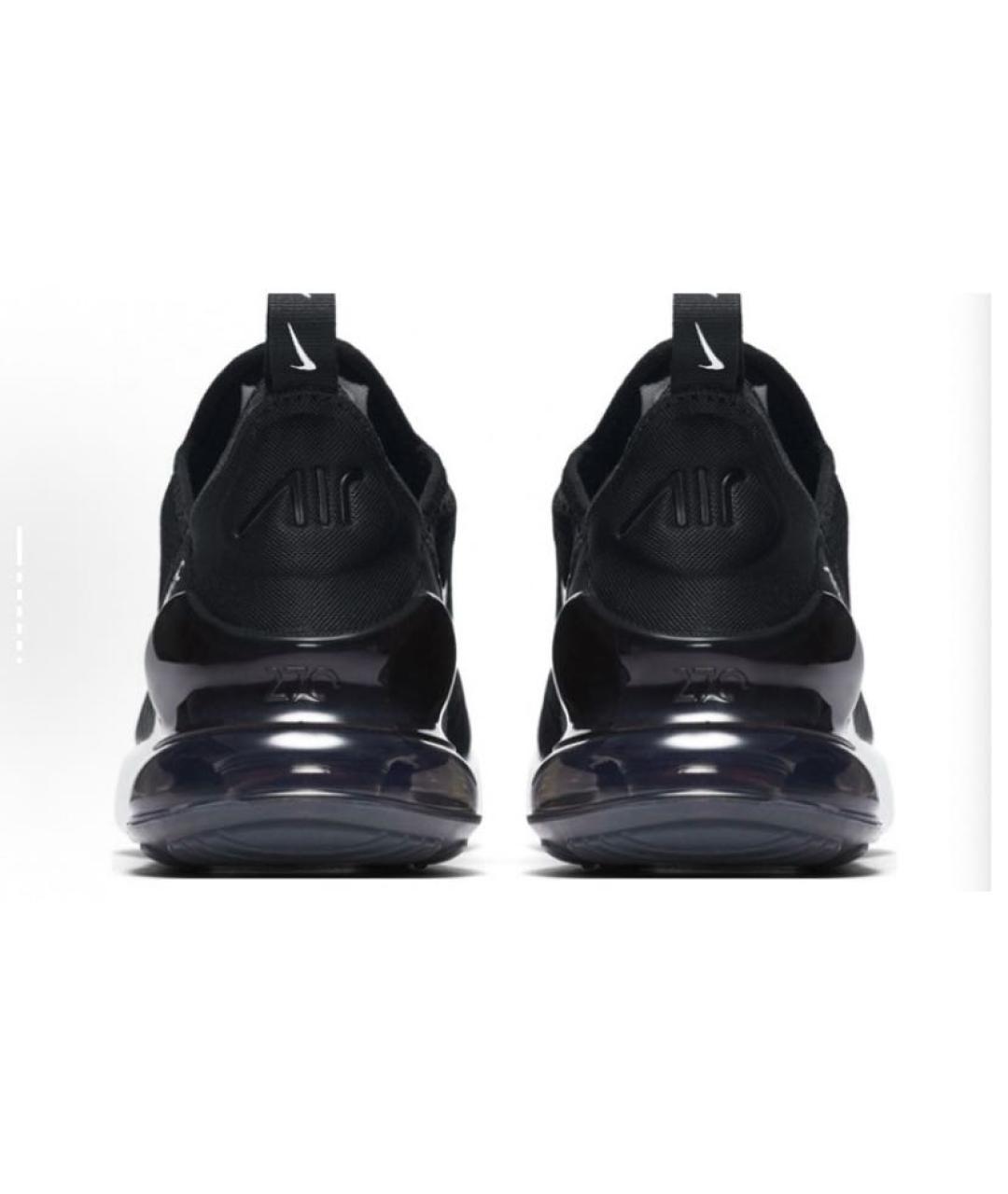 NIKE Черные текстильные низкие кроссовки / кеды, фото 3