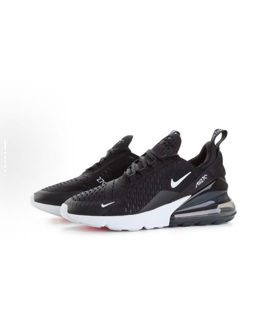 NIKE Черные текстильные низкие кроссовки / кеды, фото 2