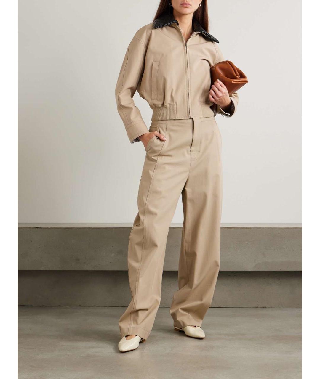 BOTTEGA VENETA Бежевая хлопковая куртка, фото 6