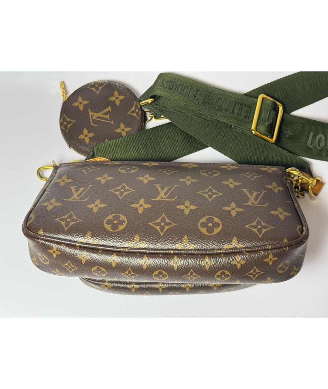 LOUIS VUITTON Коричневая сумка через плечо, фото 7