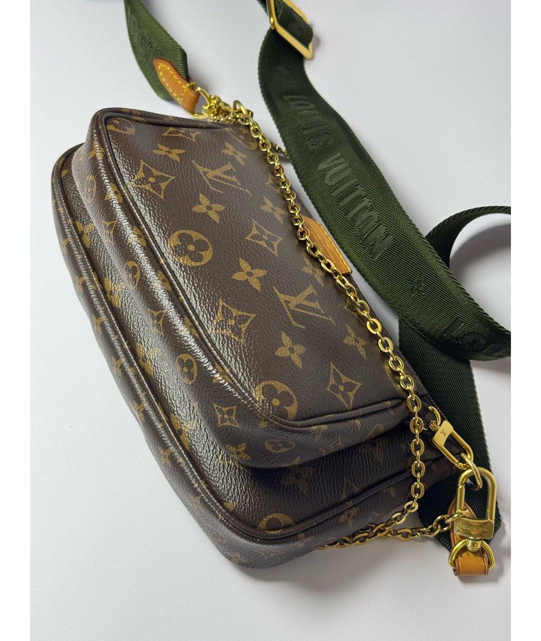 LOUIS VUITTON Коричневая сумка через плечо, фото 8