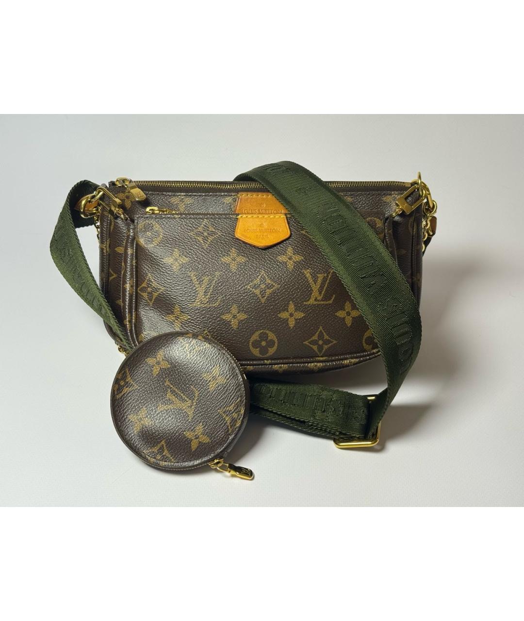 LOUIS VUITTON Коричневая сумка через плечо, фото 9