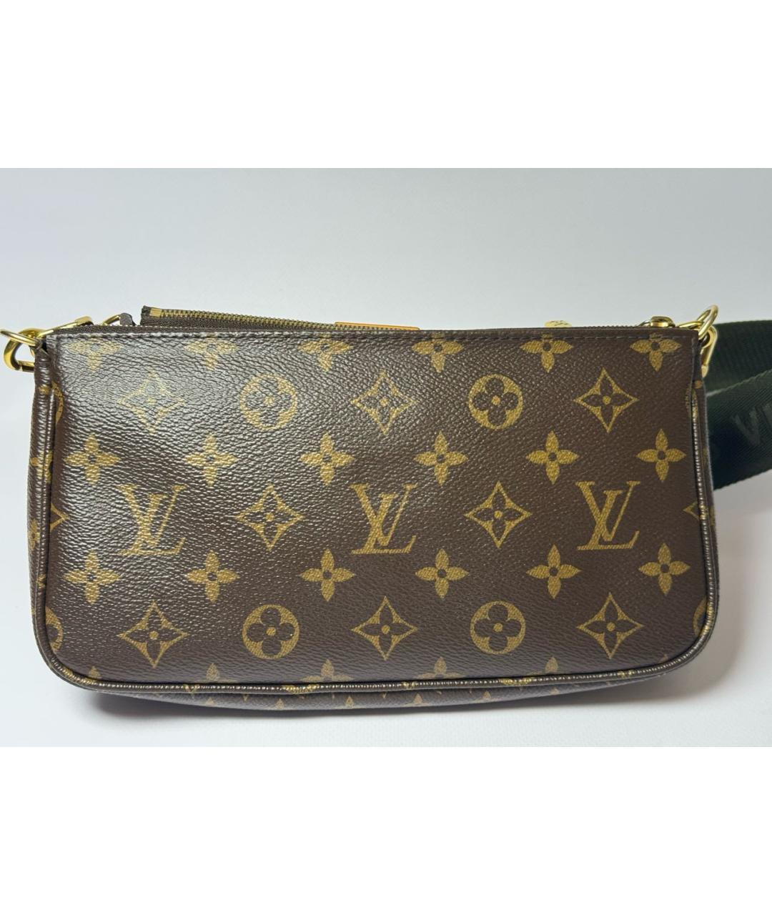 LOUIS VUITTON Коричневая сумка через плечо, фото 3