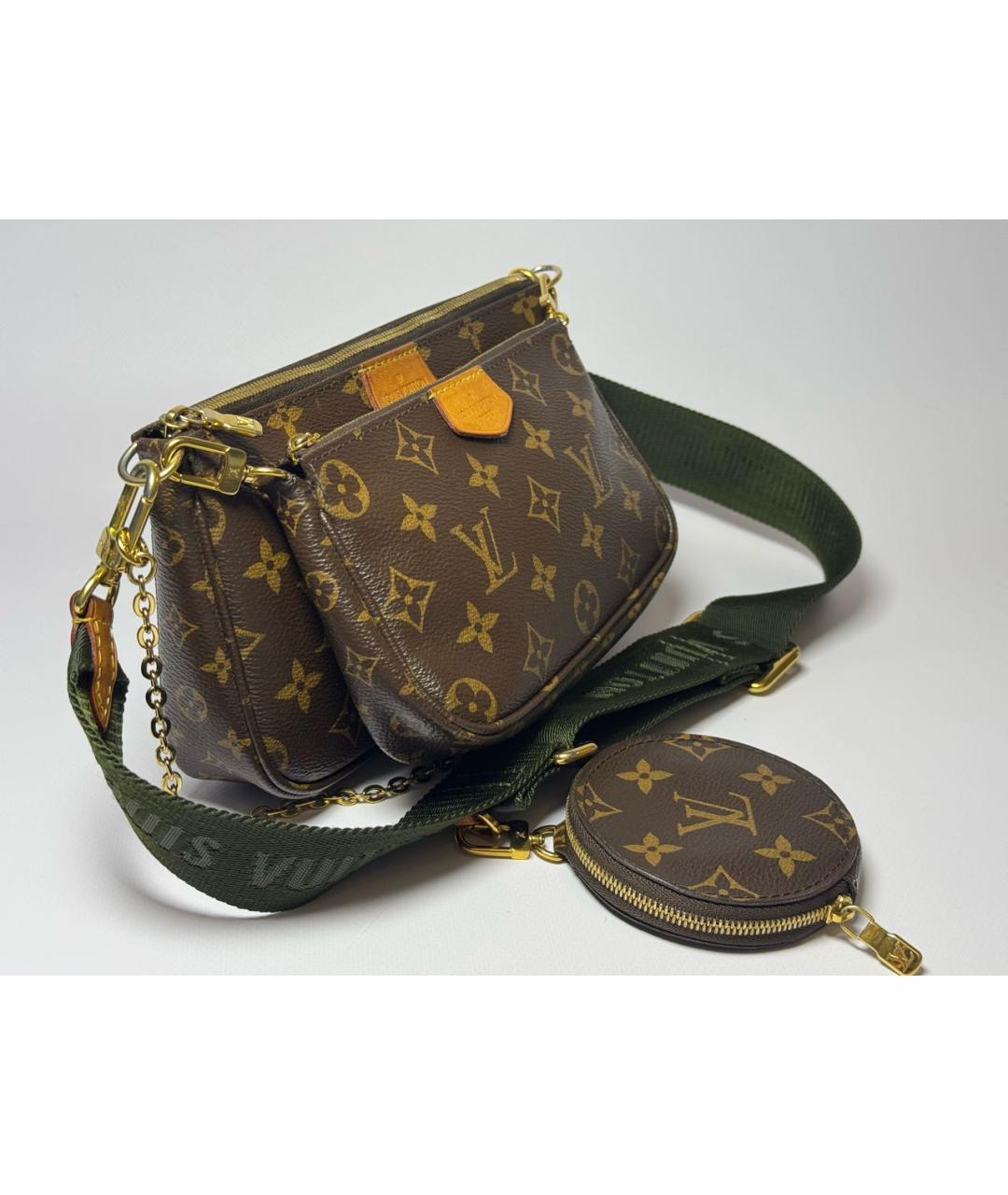 LOUIS VUITTON Коричневая сумка через плечо, фото 2