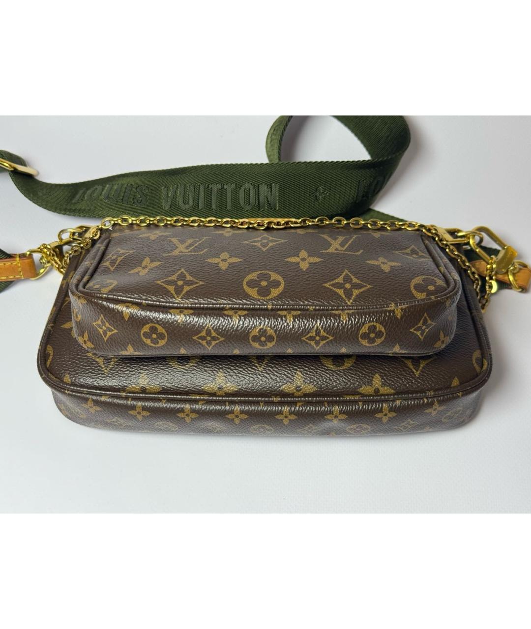 LOUIS VUITTON Коричневая сумка через плечо, фото 6