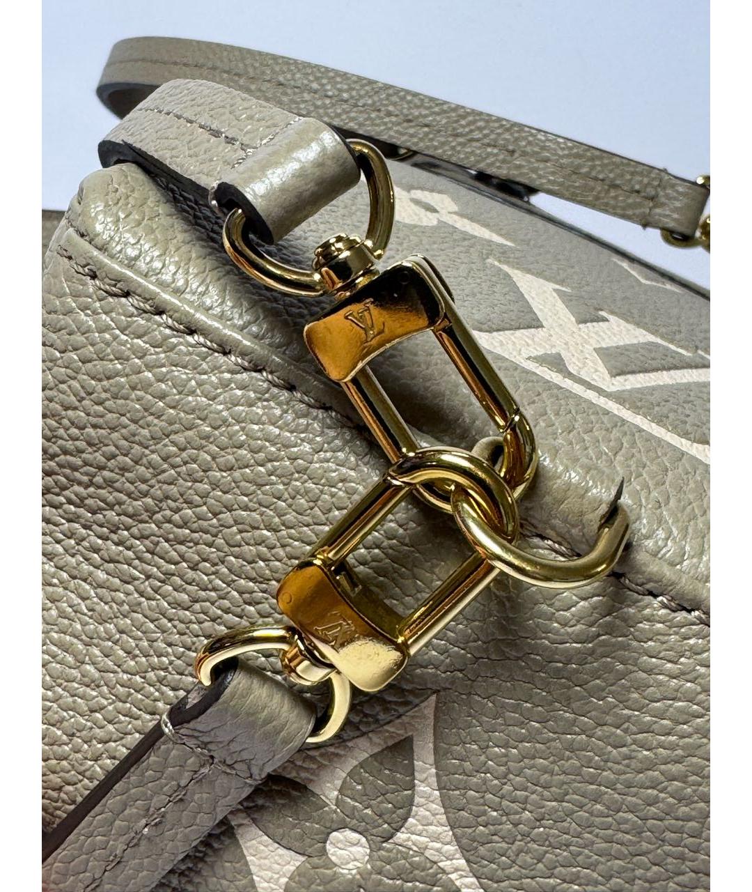 LOUIS VUITTON Бежевый кожаный рюкзак, фото 5