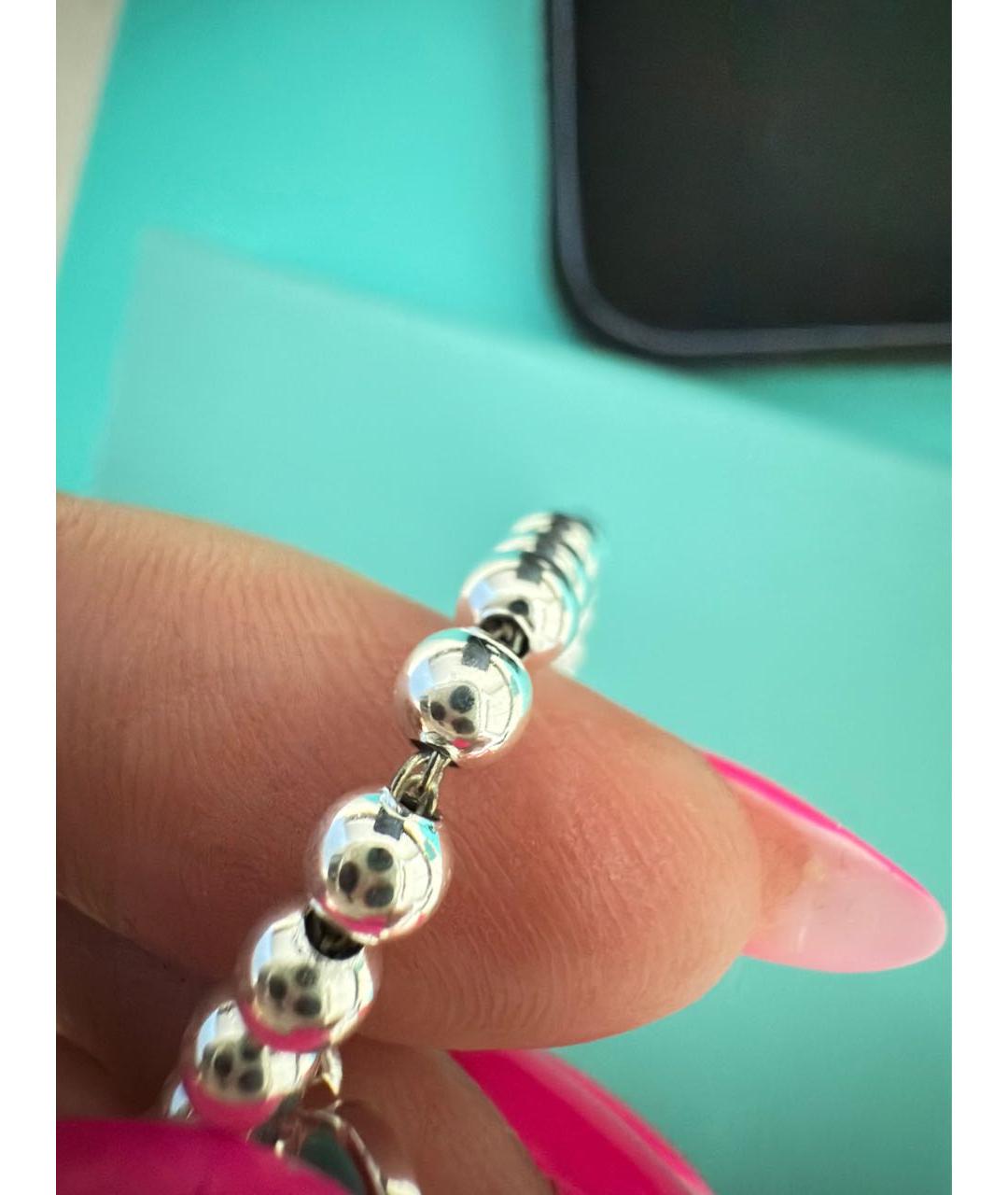 TIFFANY&CO Бирюзовый серебряный браслет, фото 8