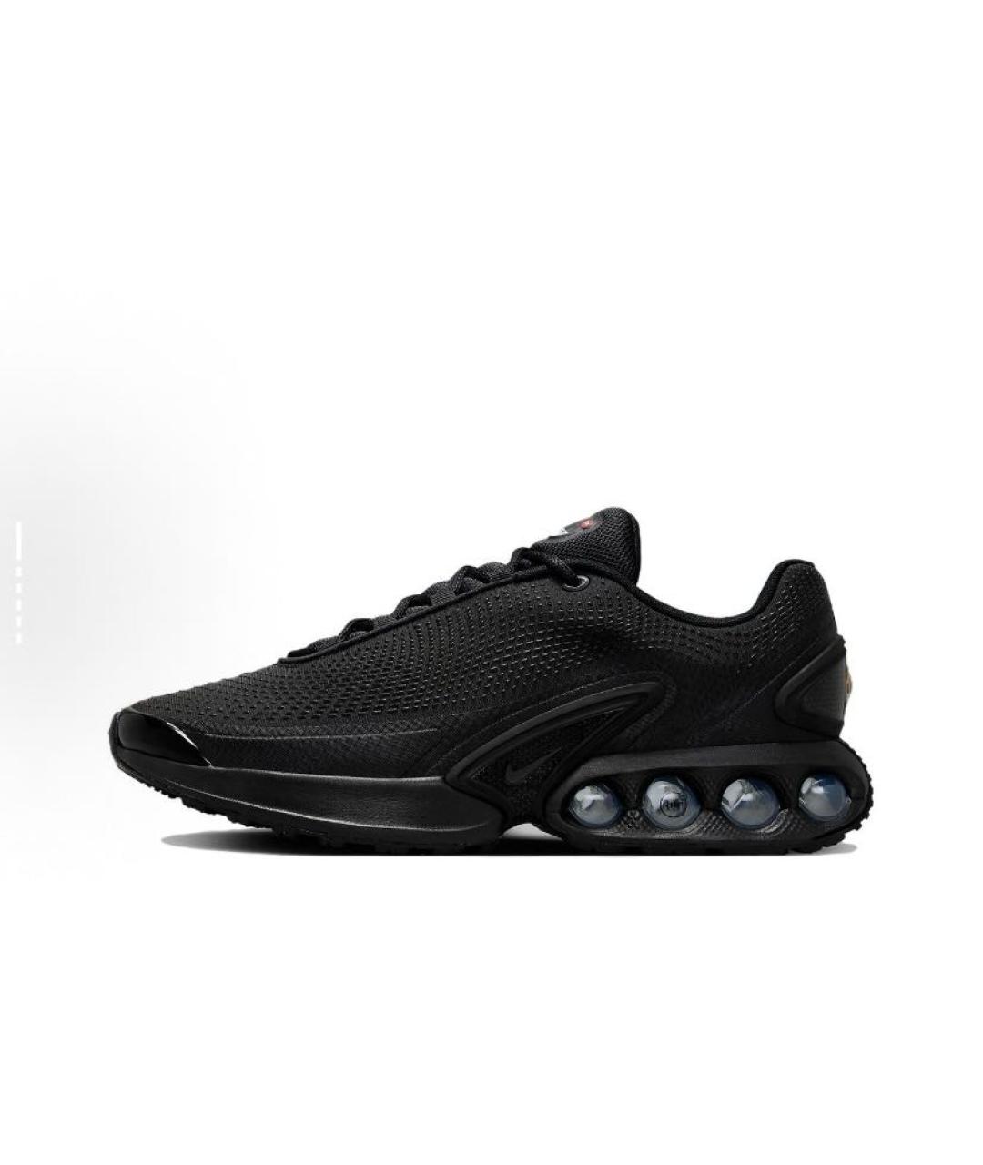 NIKE Черные текстильные низкие кроссовки / кеды, фото 2