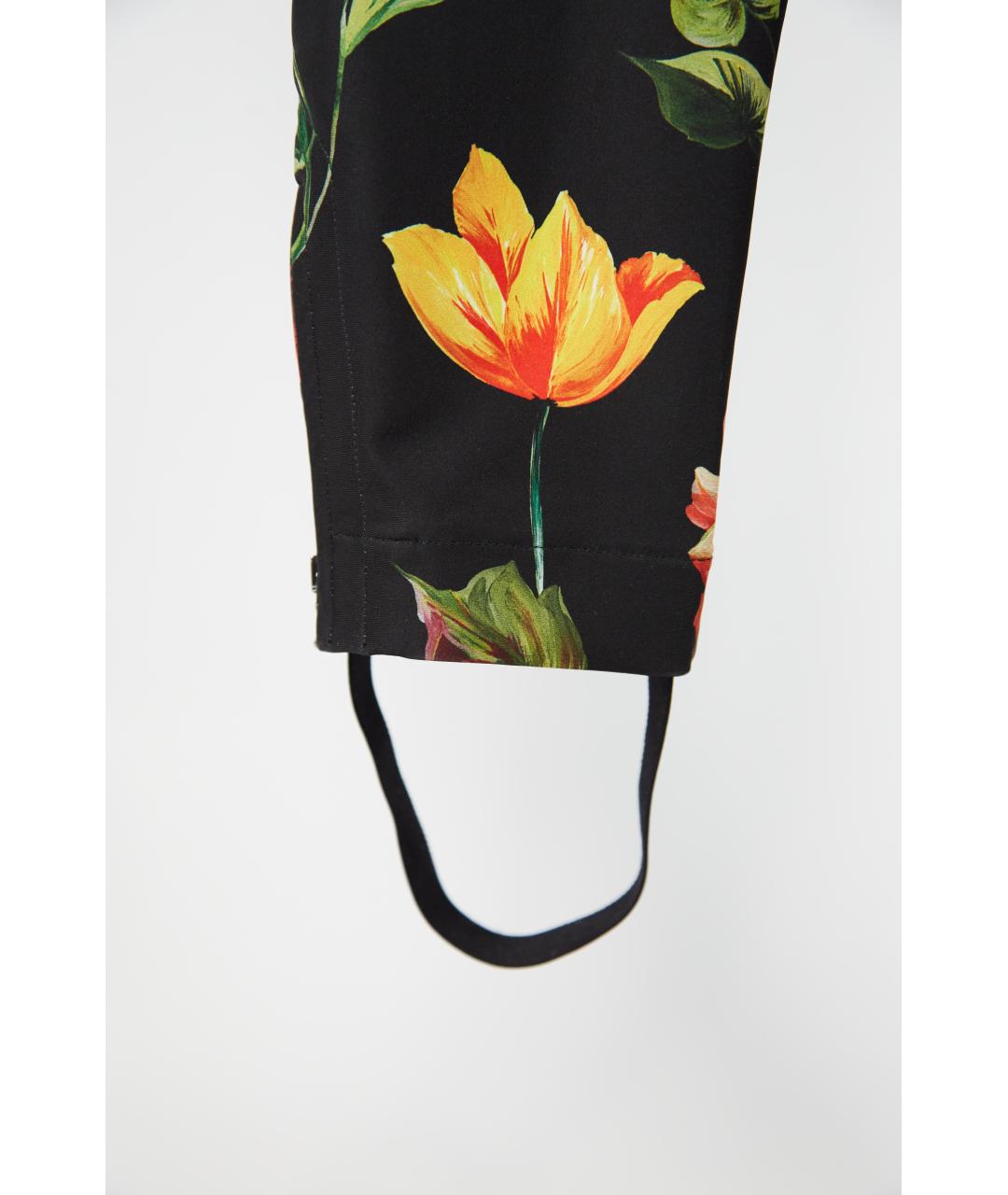 DOLCE&GABBANA Мульти полиамидовые леггинсы и велосипедки, фото 4