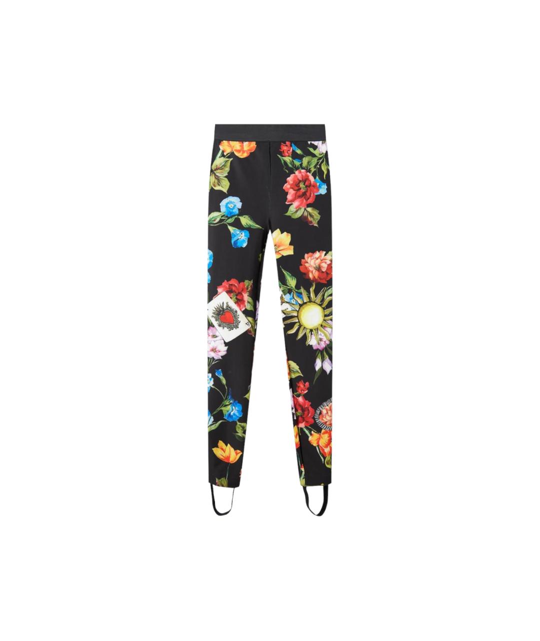 DOLCE&GABBANA Мульти полиамидовые леггинсы и велосипедки, фото 1