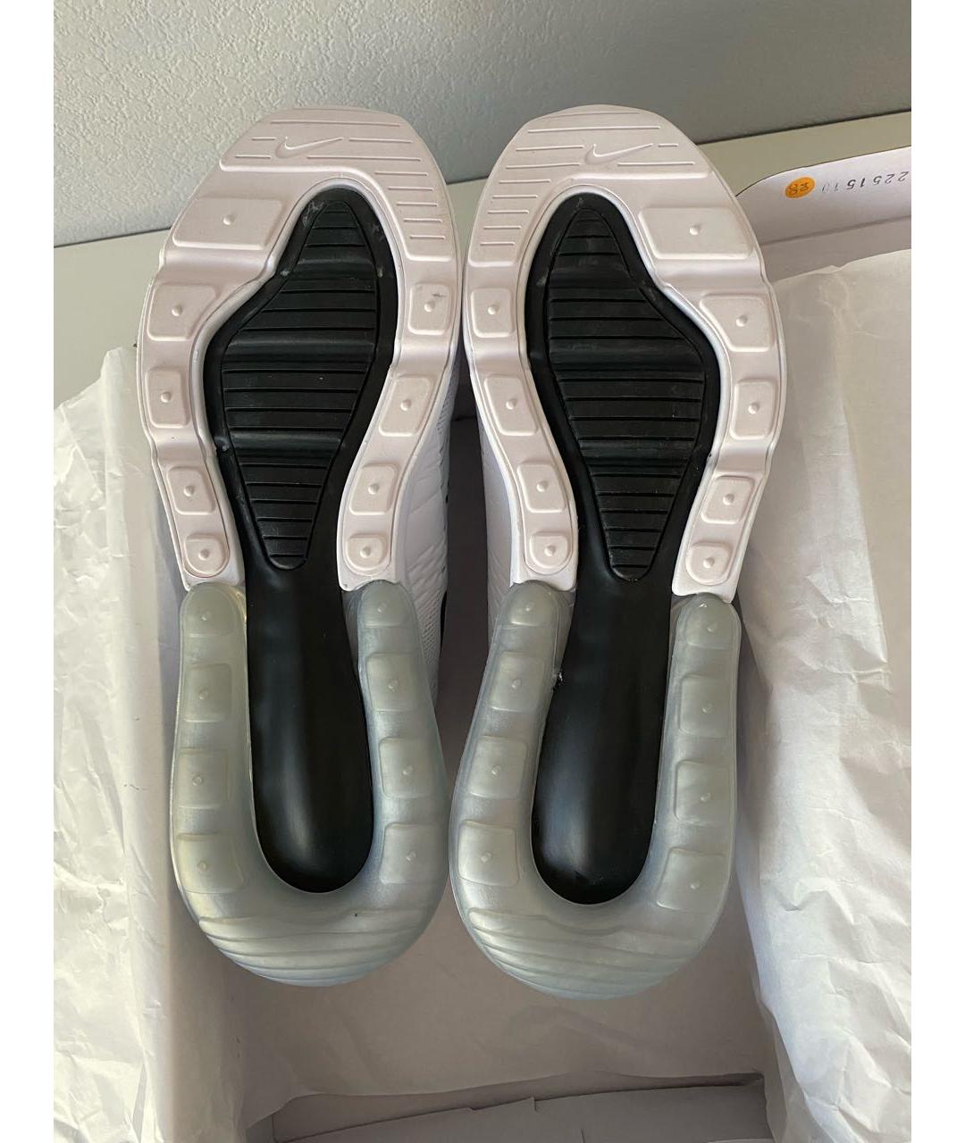 NIKE Белые текстильные низкие кроссовки / кеды, фото 6