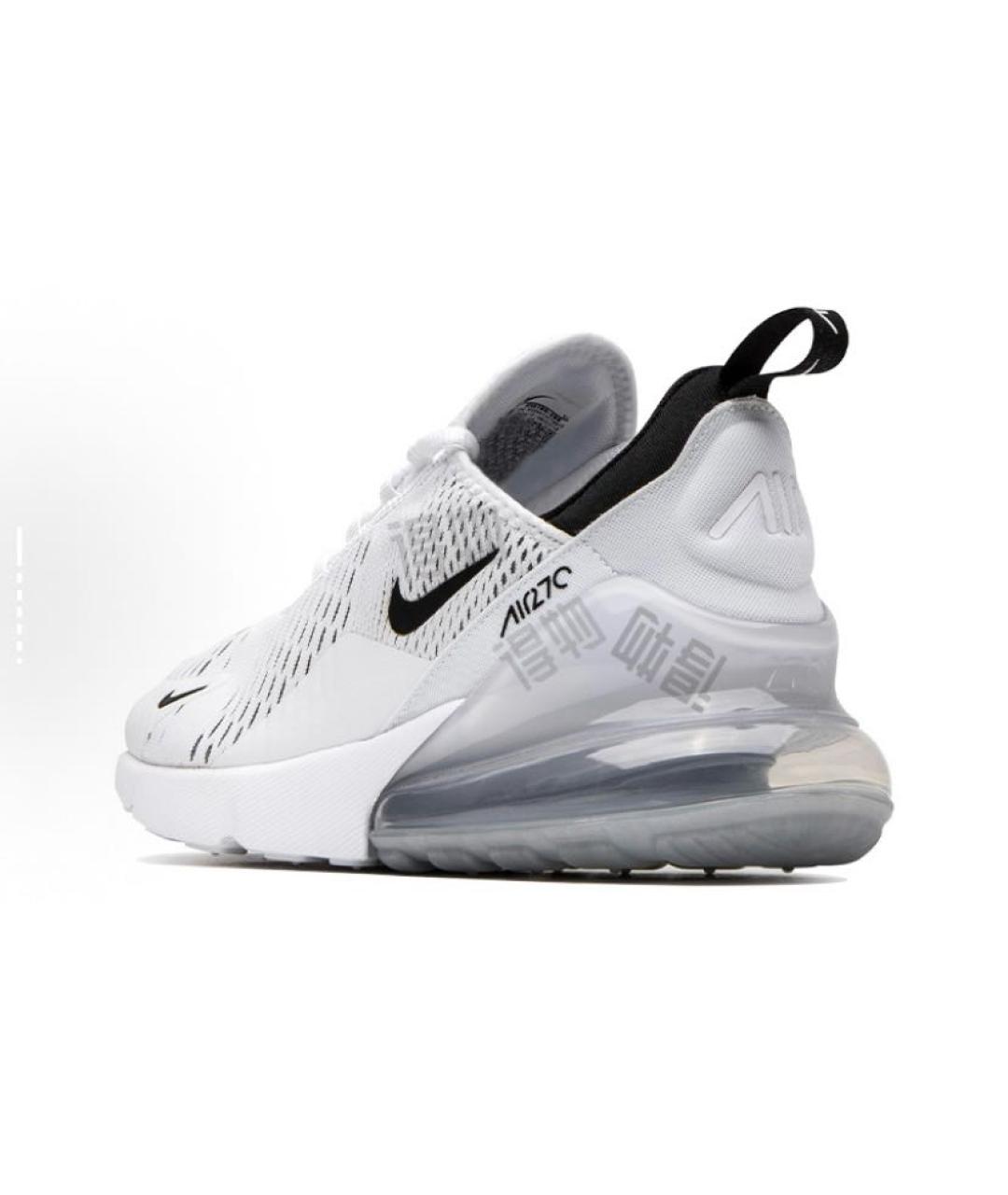 NIKE Белые текстильные низкие кроссовки / кеды, фото 3