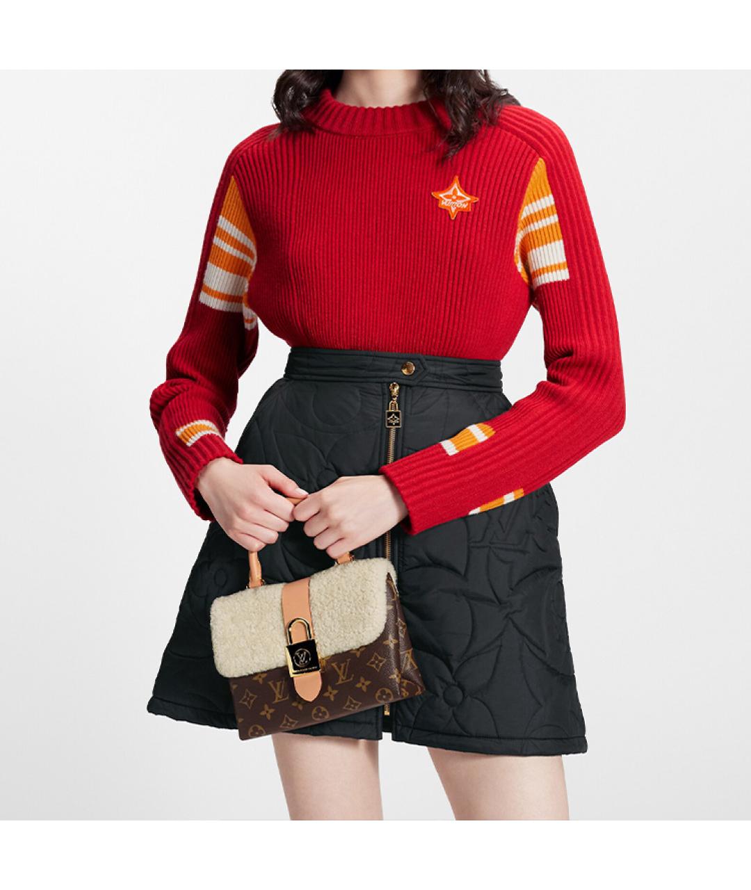 LOUIS VUITTON Коричневая сумка с короткими ручками, фото 6