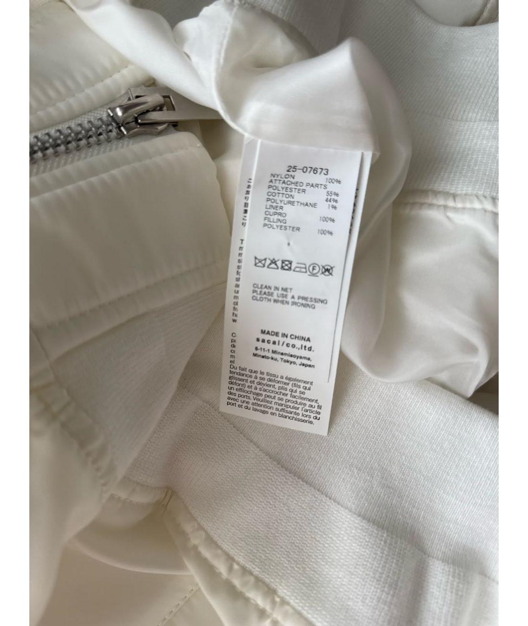 SACAI Белая куртка, фото 4