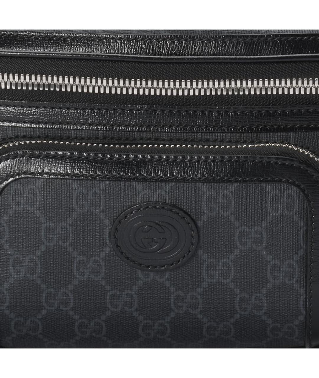 GUCCI Черная поясная сумка, фото 9
