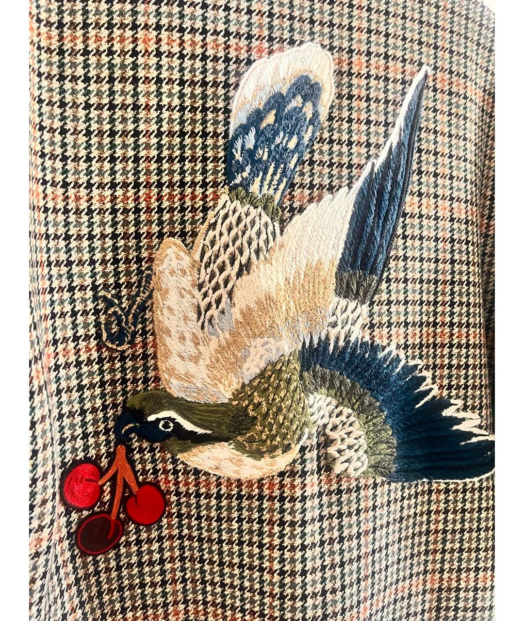 GUCCI Коричневая шерстяная куртка, фото 6