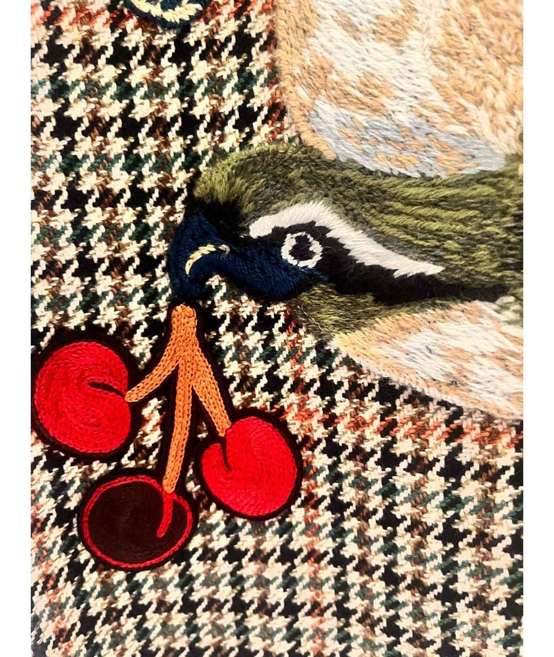 GUCCI Коричневая шерстяная куртка, фото 7