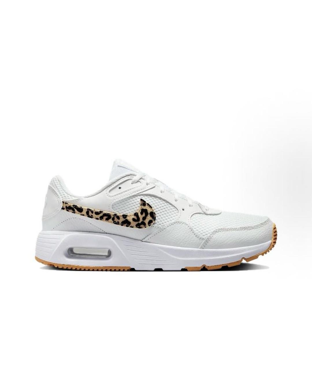 NIKE Белые текстильные низкие кроссовки / кеды, фото 5