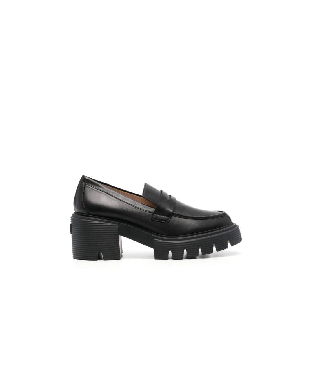 STUART WEITZMAN Черные кожаные туфли, фото 1