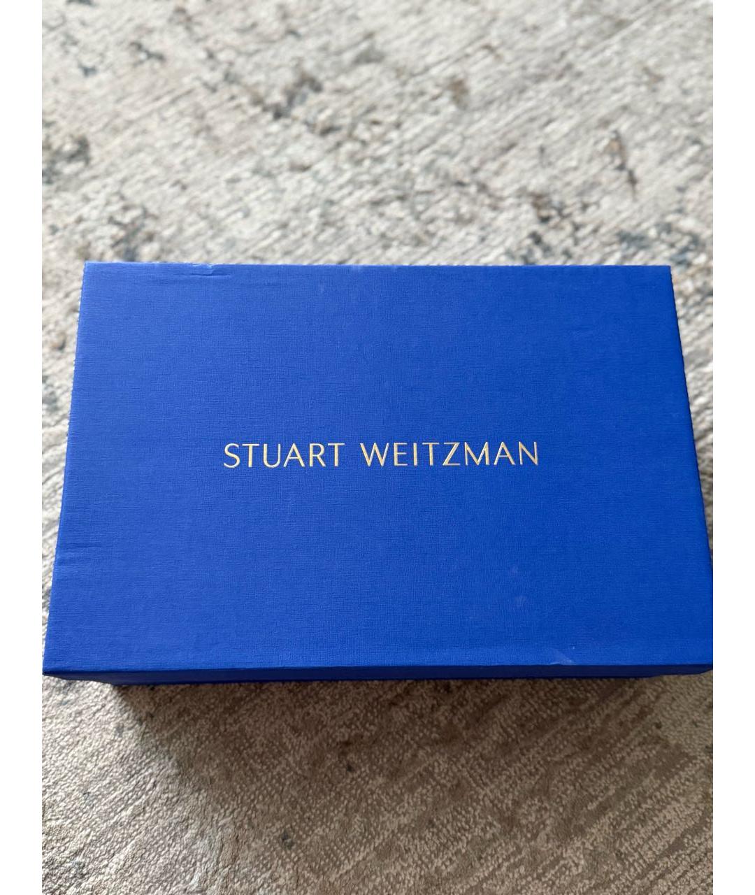 STUART WEITZMAN Черные кожаные туфли, фото 8