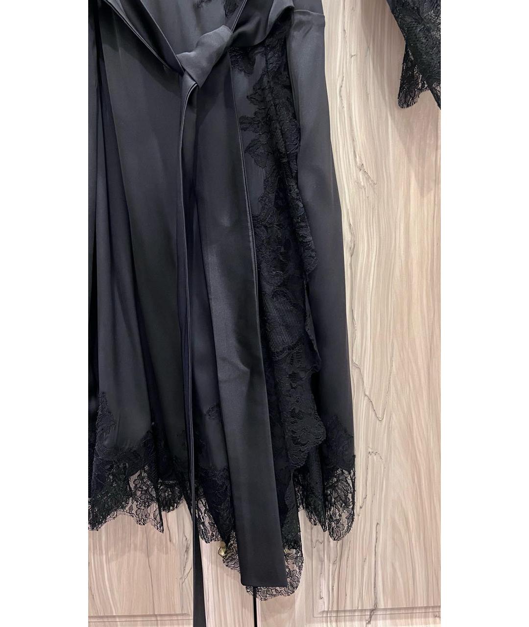 ERMANNO SCERVINO Черное шелковое вечернее платье, фото 4