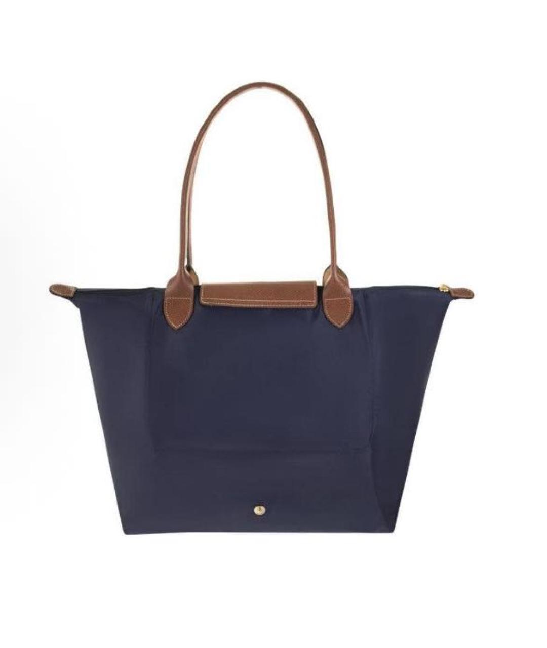 LONGCHAMP Темно-синяя сумка тоут, фото 3